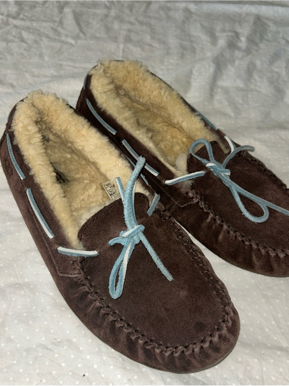 UGG Women's Dakota Brown Suede Slippers House Shoes Size 10